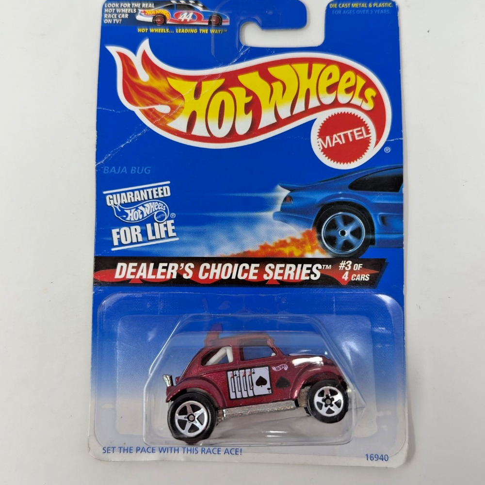 Hot Wheels Baja Bug Dealer's Choice Series #3/4 Collector #567 1996 Carded